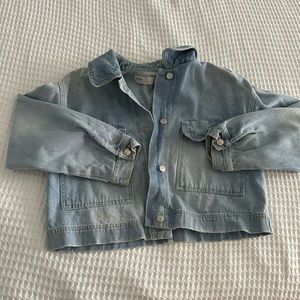 Cropped Jean Jacket | Zara Size L